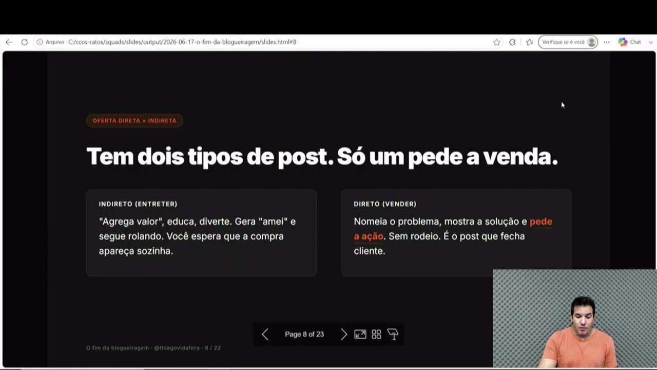 O Fim da Blogueiragem no Digital — Thiago Vida Fera