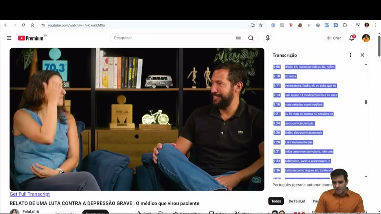Transcreva vídeos e acelere sua produção de conteúdo — Thiago Vida Fera